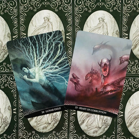 Dante'S Inferno Oracle Cards Deck & Book Barbieri Fantasy Sibyls With Bag