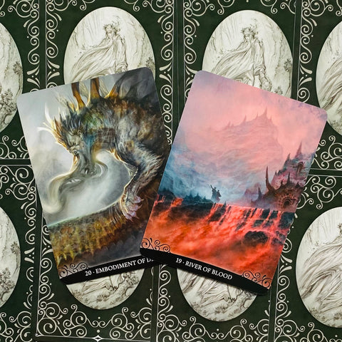 Dante'S Inferno Oracle Cards Deck & Book Barbieri Fantasy Sibyls With Bag