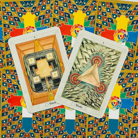 Aleister Crowley Thoth Tarot – Standard Deck Esoteric Fortune Telling With Bag