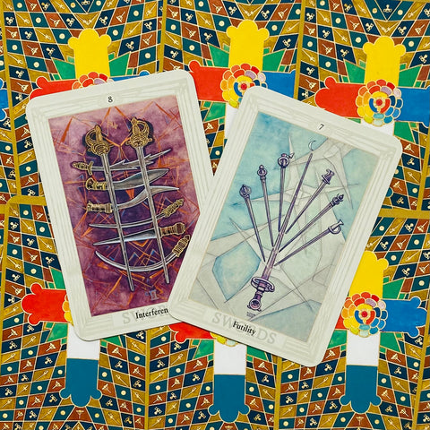 Aleister Crowley Thoth Tarot – Standard Deck Esoteric Fortune Telling With Bag