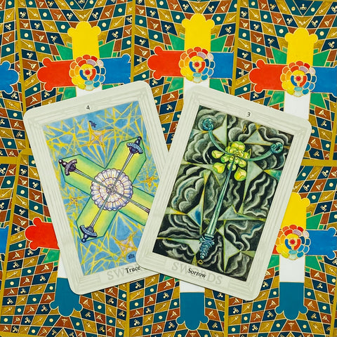 Aleister Crowley Thoth Tarot – Standard Deck Esoteric Fortune Telling With Bag