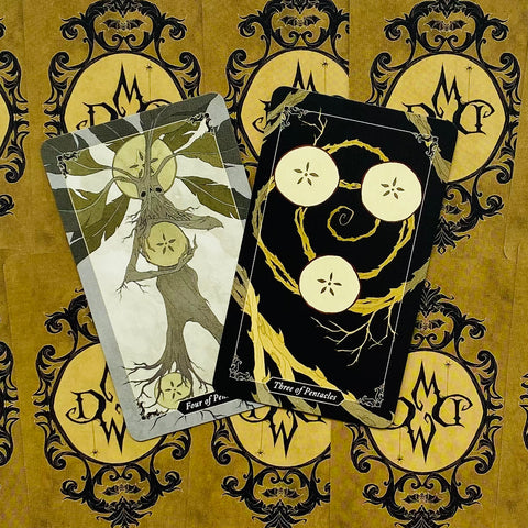 Dark Wood Tarot Mini Cards Deck Llewellyn Sasha Graham Miniature Edition