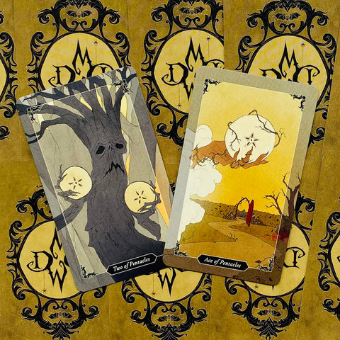 Dark Wood Tarot Mini Cards Deck Llewellyn Sasha Graham Miniature Edition