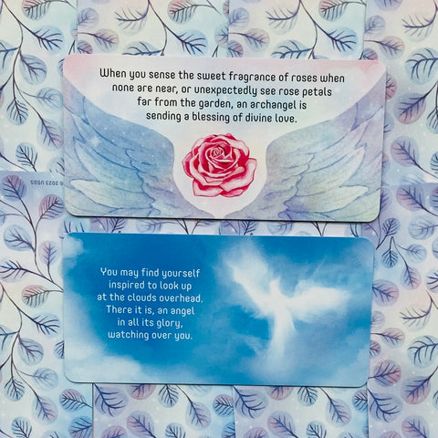 Angel Connections Messages Cards Deck Recognize Angels Sign With Bag