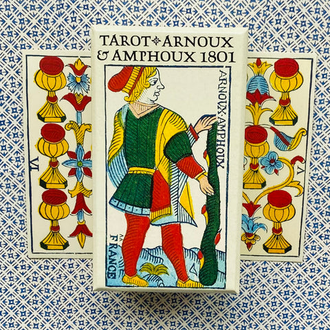 Tarot Arnoux & Amphoux 1801 Cards Deck Facsimile Limited With Bag