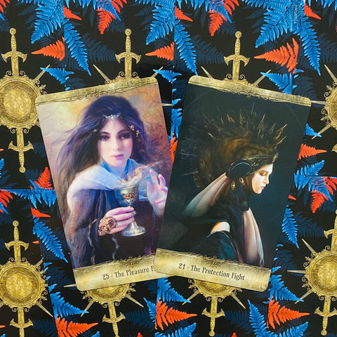 Fearless Fight Like A Girl Oracle Cards Deck Feminine Power US Games Systems