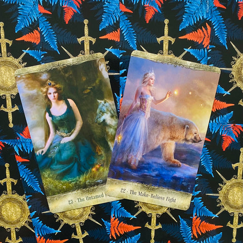 Fearless Fight Like A Girl Oracle Cards Deck Feminine Power US Games Systems