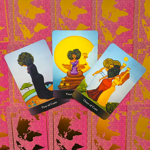 Afro Goddess Tarot Arcanas Cards Deck & Guidebook US Games Systems With Bag