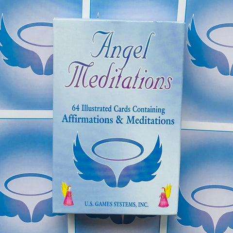 Angel Meditation Cards Deck Esoteric Telling Affirmation US Games Systems