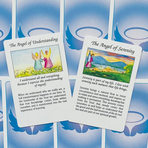 Angel Meditation Cards Deck Esoteric Affirmation Us Games Systems With Bag