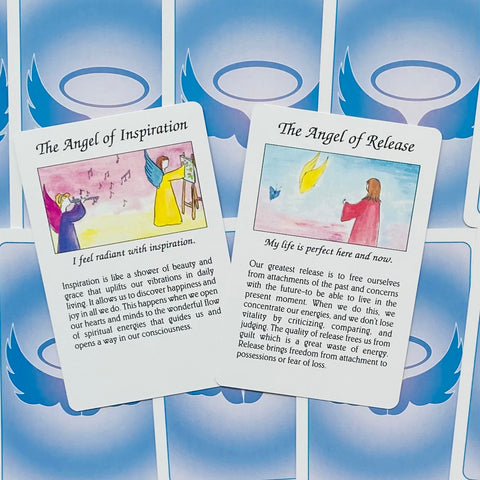 Angel Meditation Cards Deck Esoteric Affirmation Us Games Systems With Bag