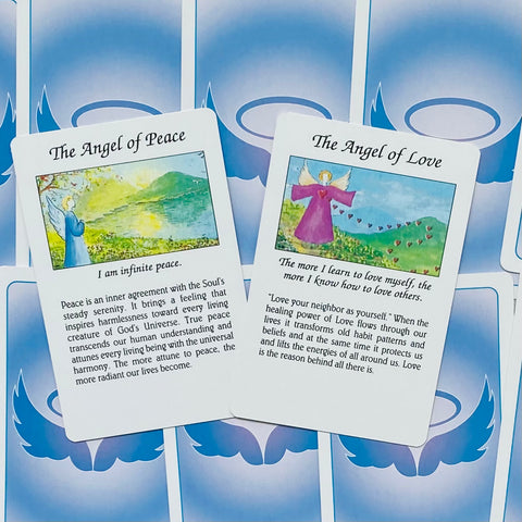 Angel Meditation Cards Deck Esoteric Affirmation Us Games Systems With Bag