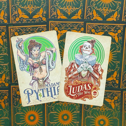 Mother Mort's Carnival of Souls Oracle Card Deck & Book With Bag