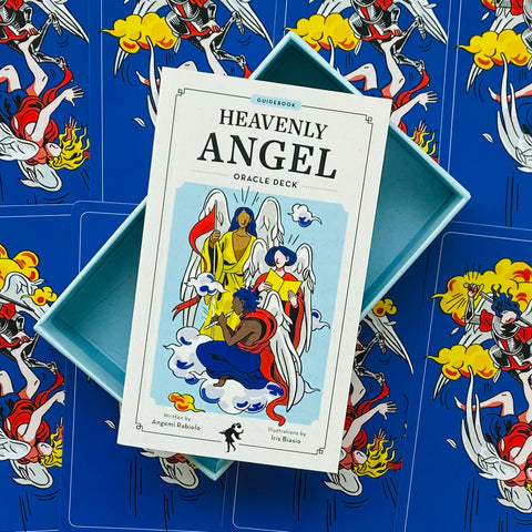 Heavenly Angel Oracle Cards Deck Spiritual & Guidebook US Games Systems With Bag
