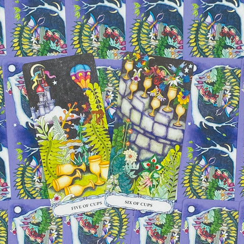 Tarot Of A Moon Garden Cards Deck Borderless Animals US Games Systems