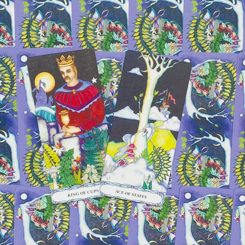 Tarot Of A Moon Garden Cards Deck Borderless Animals US Games Systems