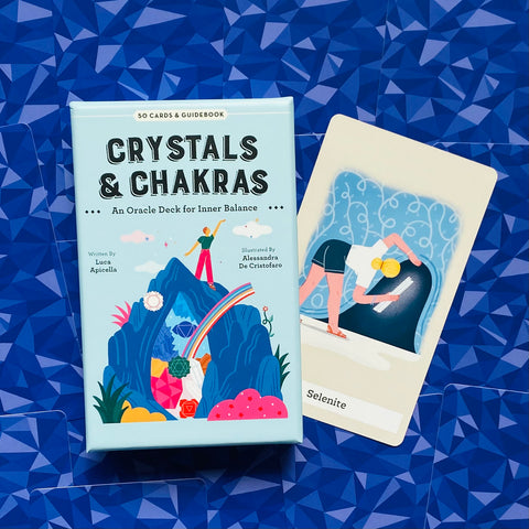 Crystals & Chakras Oracle Cards Deck For Inner Balance US Games Systems