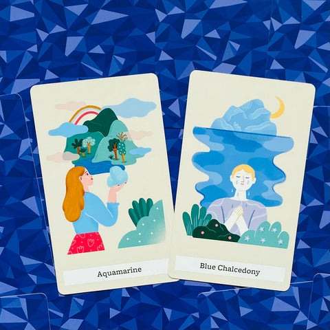 Crystals & Chakras Oracle Cards For Inner Balance Us Games Systems With Bag
