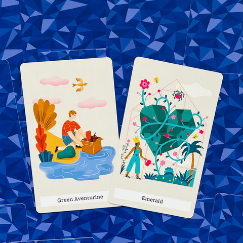 Crystals & Chakras Oracle Cards For Inner Balance Us Games Systems With Bag