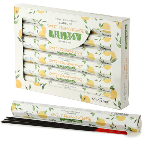 20x Stamford Premium Sweet Frankincense Plant Based Incense Sticks, Vegan