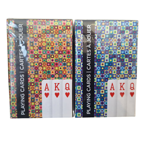 Piatnik Dots Bridge Playing Cards Deck Red or Blue Random Color