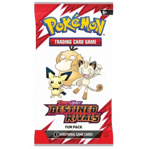 Pokemon Scarlet & Violet Destined Rivals Fun Pack 3-Card English Set