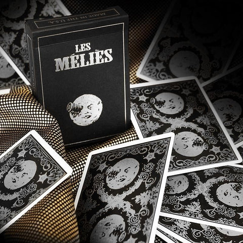 Les Melies Silver Limited Edition Playing Cards Silver Foil Poker Deck