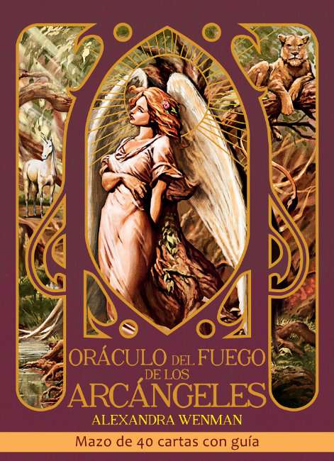 Archangel Fire Oracle Cards & Guidebook Spanish Deck by Inner Traditions
