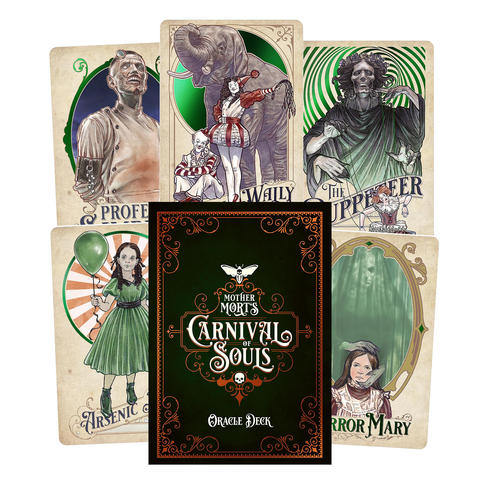 Mother Mort'S Carnival Of Souls Oracle Cards Deck Divine & Book
