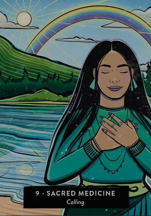 The Sacred Medicine Oracle Cards Deck And Guidebook
