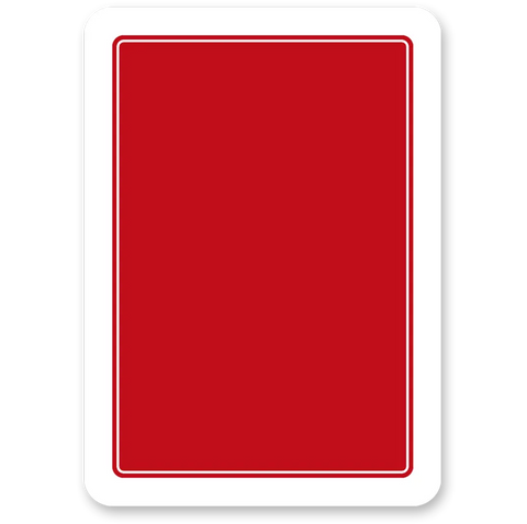 Poker Club F/N Red Back Playing Cards Deck Poker Size Italy Modiano 301349