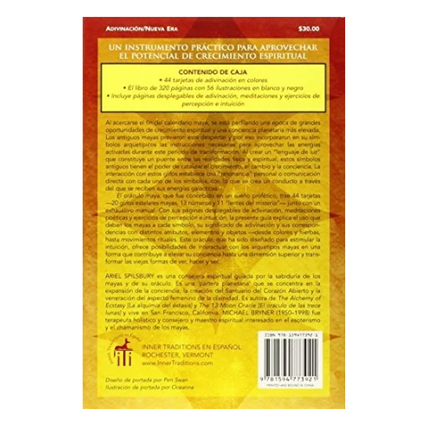 The Mayan Oracle Spanish Deck & Guidebook 44 Cards by Inner Traditions