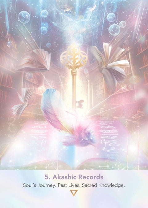 LightWeb Oracle Card Deck 44 Cards with Guidebook by Muse Oracle