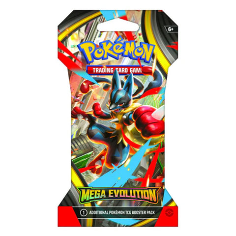 Pokemon TCG Mega Evolution Sleeved Booster 10 Cards English