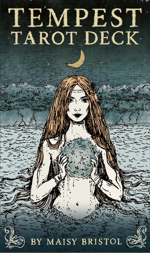 Tempest Tarot Deck by US Games Nautical Ocean 78 Cards with Guidebook