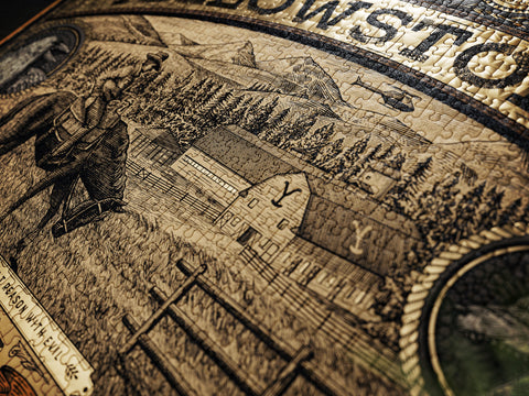 Yellowstone Dutton Ranch 1000 Piece Interactive Jigsaw Puzzle by Theory11