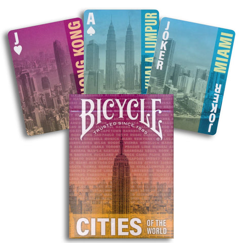 Bicycle Cities of the World Travel Playing Cards Poker Deck USA