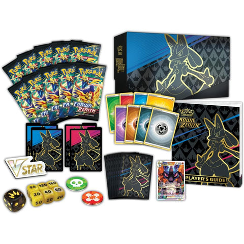 Pokemon TCG Crown Zenith Elite Trainer Box Lucario Edition - English