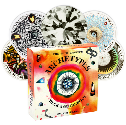 The Wild Unknown Archetypes Oracle Deck & Guidebook by Kim Krans