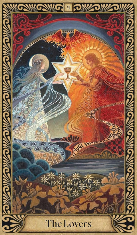 Mystic Psyche Tarot Deck 78 Cards & Guidebook by Emily Balivet Rockpool