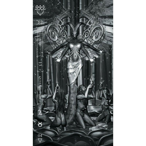 Goetia Tarot in Darkness Deck 78 Cards by Lo Scarabeo New Sealed