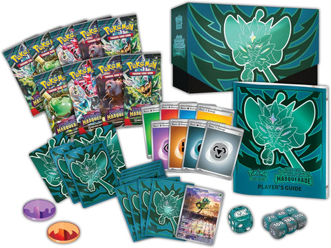 Pokemon TCG Twilight Masquerade ETB Teal Mask Ogerpon 9 Booster Packs
