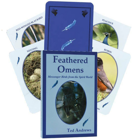 Feathered Omens Messenger Birds Spirit World Oracle Cards & Book Set