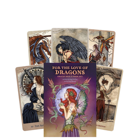 For the Love of Dragons Oracle Deck & Guidebook by Amy Brown US Games