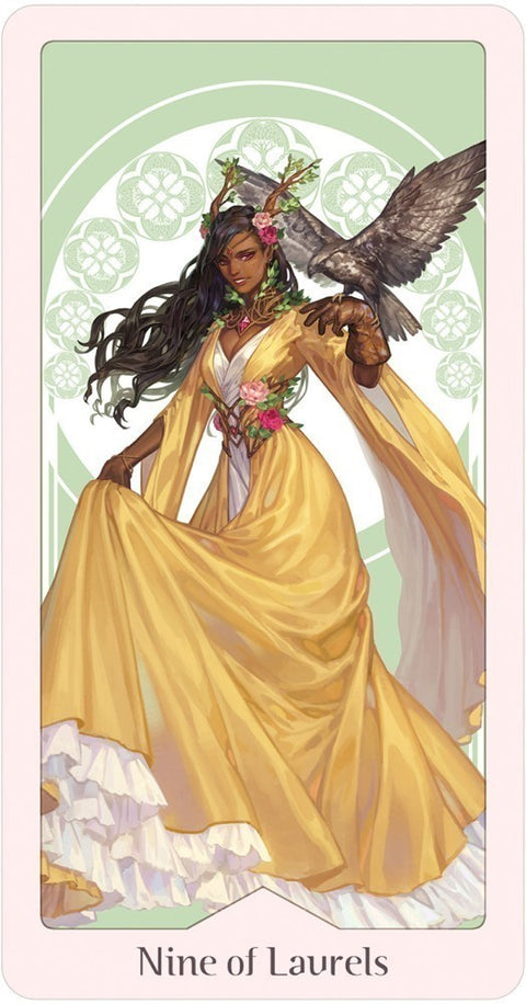 Heavenly Bloom Tarot Deck Noa Ikeda US Games Rose Gold with Guidebook