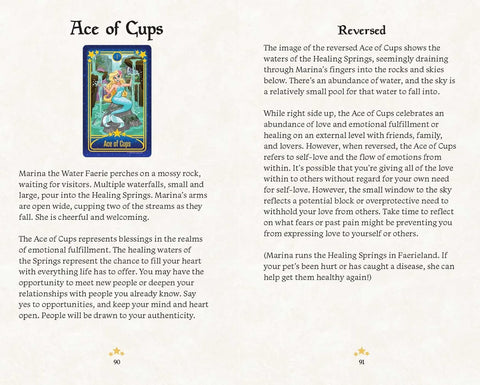 Neopets Official Tarot Deck Faerie Edition 78 Cards w/ Guidebook