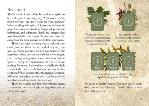 Mushroom Spirit Oracle Cards – Nature Magic & Fungi Wisdom Divination Deck