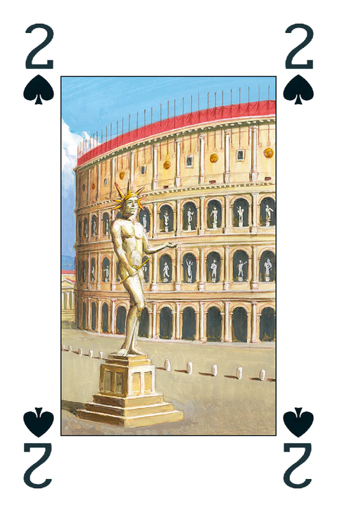 Colosseum - Playing Cards Two Decks Severino Baraldi Deck Lo Scarabeo Pc55