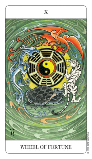 Chinese Tarot Deck by Jui Guoliang 78 Cards US Games w/ Guidebook