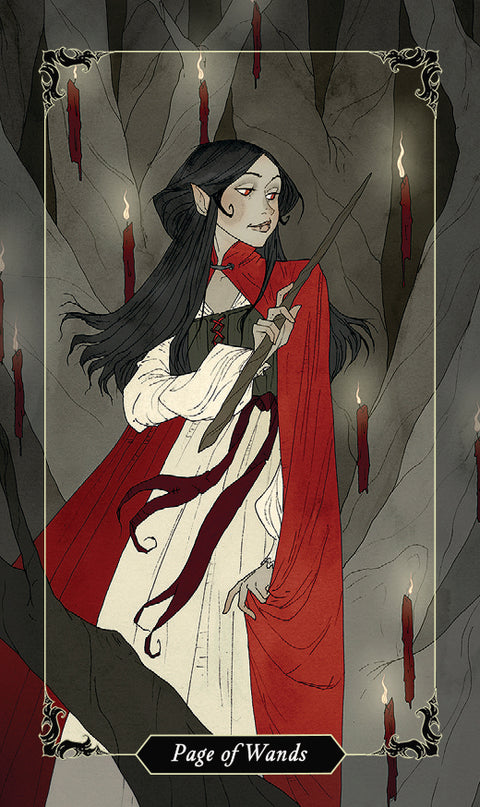 Dark Wood Tarot Mini Cards Deck Llewellyn Sasha Graham Miniature Edition